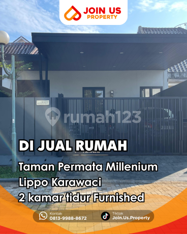 Di Jual !!! Rumah Taman Permata Millenium Rumah Cantik Siap Huni Lippo Karawaci