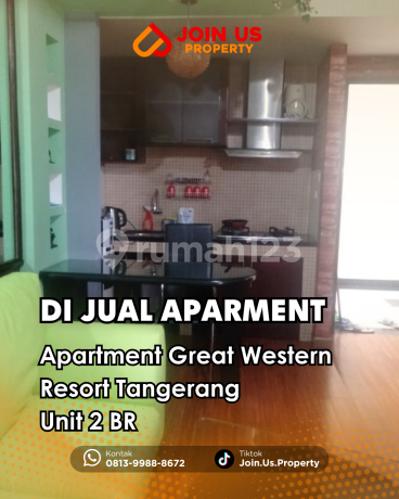 Jual Cepat !!! Apartment Great Western Resort Tangerang Unit 2Br