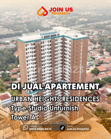 Di Jual !!! Apartemen Urban Heights Residences Type Studio