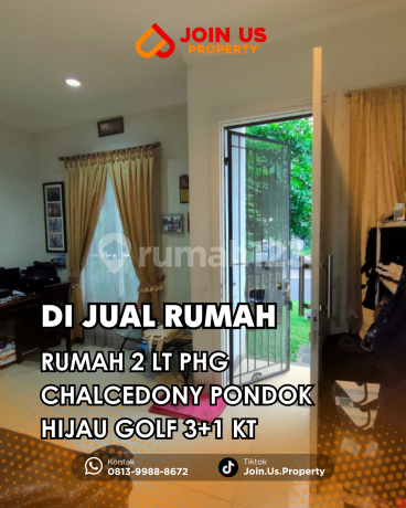 Dijual Cepat !!! Rumah 2 LT Phg Chalcedony Pondok Hijau Golf Full Furnished