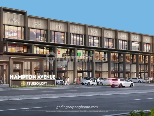 DISEWA Ruko Hampton Avenue Gading Serpong Luas 6 x 18