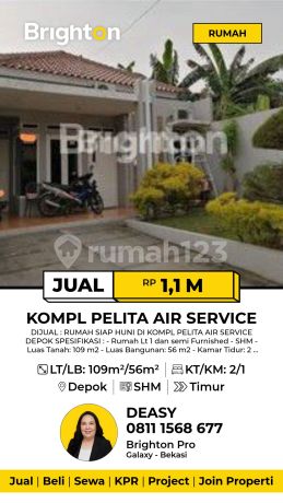 Dijual Rumah. 1 Lantai di Perum Pelita Air Service Depok Dijual Rumah. 1 Lantai di Perum Pelita Air Service Depok