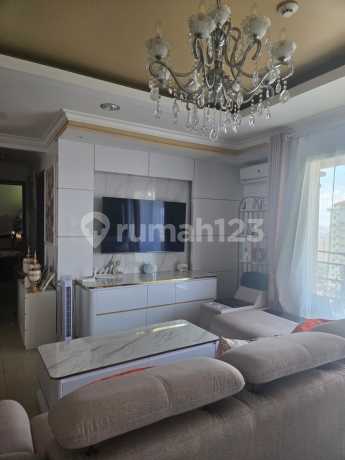 2 Unit Apartemen Tembusan Jadi Satu View City di Mediterania Boulevard Jakarta Pusat