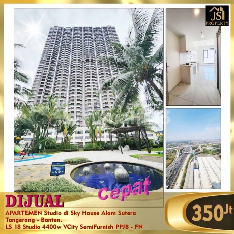 Apartemen Skyhouse Alam Sutera Termurah:heart_eyes: Siap Huni