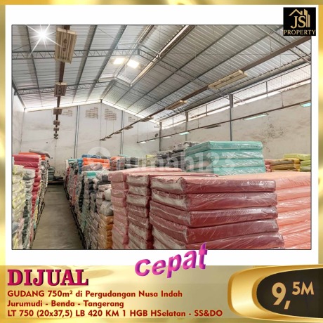 Gudang Nusa Indah. Jurumudi - Tangerang. Dekat Bandara Soetta