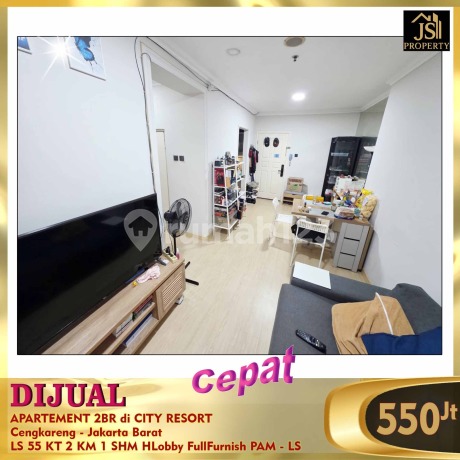 Dijual Apartemen City Resort . Full Furnish . Lantai 11 Dijual Apartemen City Resort . Full Furnish . Lantai 11