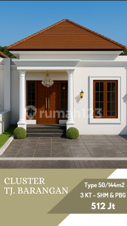 Rumah di Jl. Tanjung Barangan Dekat Murah Nian Mall