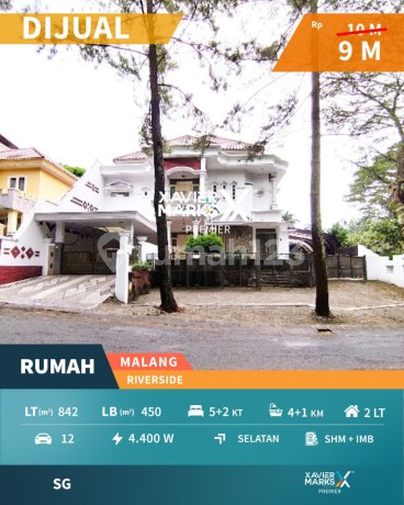 Rumah Mewah di Raya Boulevard Riverside dekat Bina Bangsa School Malang Rumah Mewah di Raya Boulevard Riverside dekat Bina Bangsa School Malang