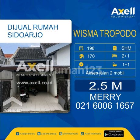 Rumah Wisma Tropodo Dijual