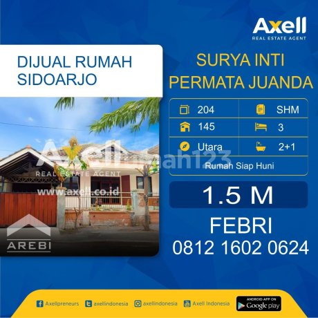 Rumah Surya Inti Permata Juanda Dijual Rumah Surya Inti Permata Juanda Dijual