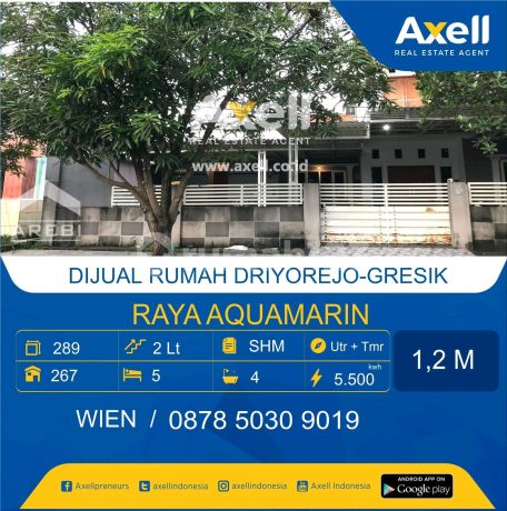 Rumah Raya Aquamarin Driyorejo Gresik Dijual Rumah Raya Aquamarin Driyorejo Gresik Dijual