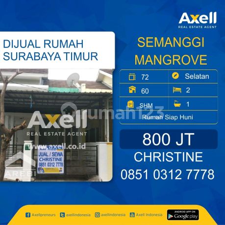 Rumah Semanggi Mangrove Dijual