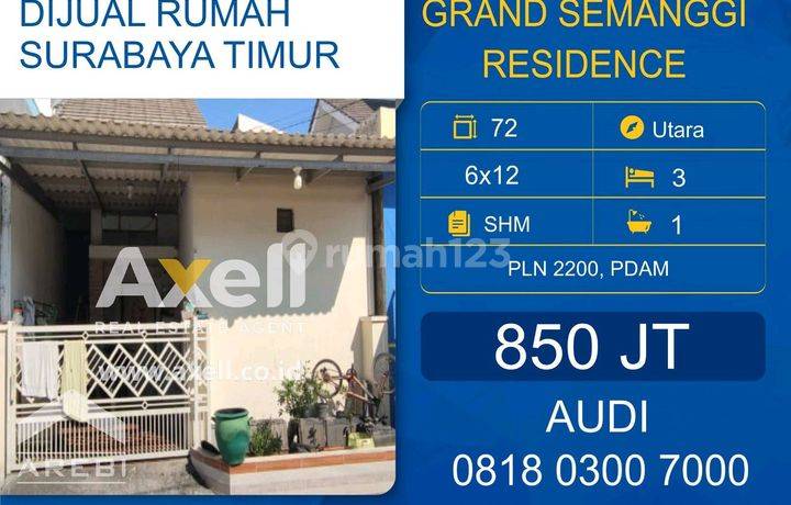 Rumah Grand Semanggi Residence Dijual 