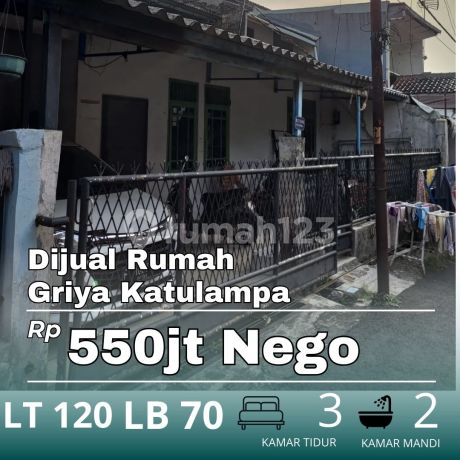 Dijual Rumah Griya Katulampa Butuh Renov Dijual Rumah Griya Katulampa Butuh Renov