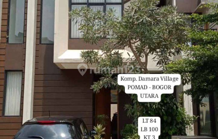 dijual rumah di pomad komplek perumahan damara village 