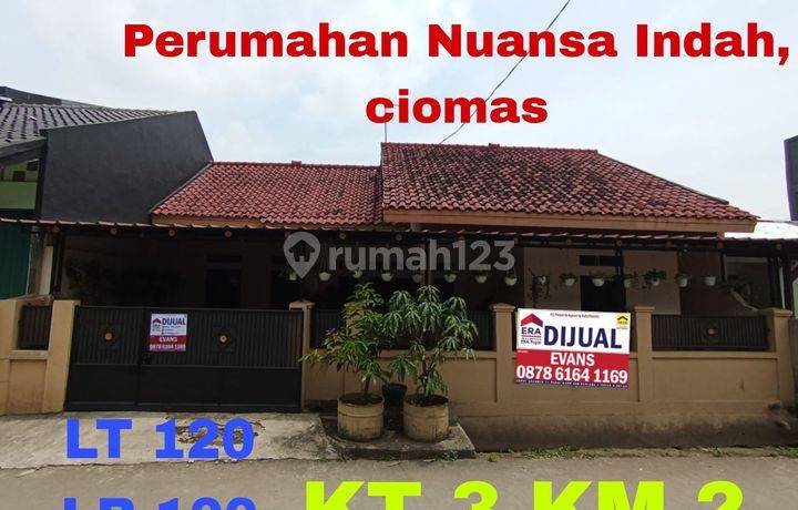 Dijual Rumah Di Perumahan Nuansa Indah Ciomas Bagus Siap Huni