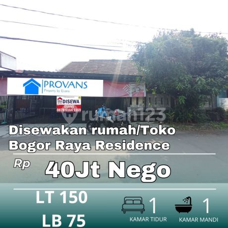 Cimahpar Shop House in Bogor Raya Residence