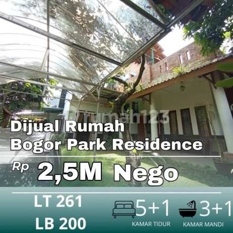 Rumah Mewah Bogor Park Residence Pamoyanan Lokasi Strategis Cocok untuk Pensiunan