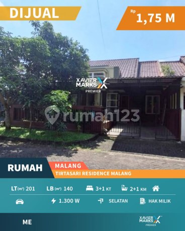Dijual Rumah Terawat di Tirtasari Residence Sukun Malang Dijual Rumah Terawat di Tirtasari Residence Sukun Malang