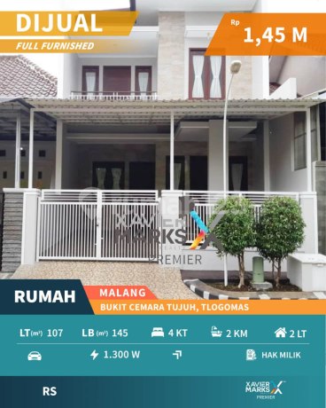 Well-Maintained House Near Umm in Bukit Cemara Tujuh, Lowokwaru, Malang Well-Maintained House Near Umm in Bukit Cemara Tujuh, Lowokwaru, Malang