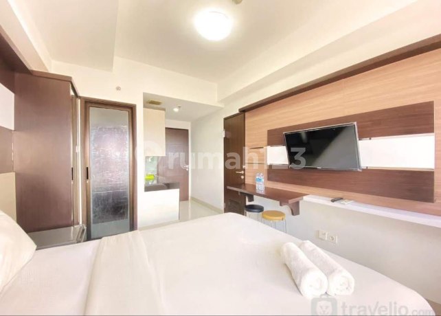 dijual unit apartemen siap huni furnish design hotel type studio mekarwangi square cibaduyut bandung