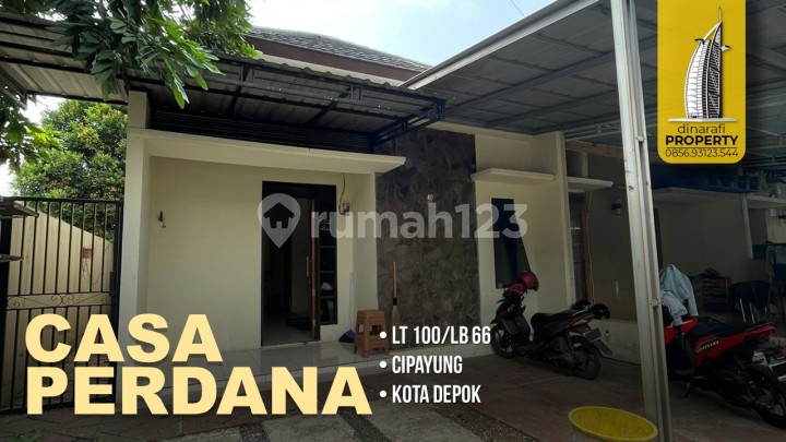 Nice House Ready to Occupancy Casa Perdana Unfurnished Freehold Title Cipayung Depok