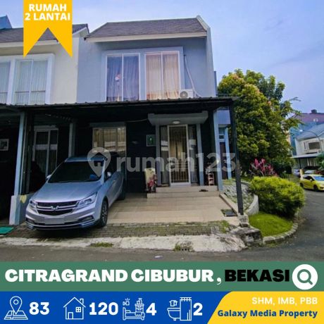 Rumah Dijual 2 Lt. Hook, Citragrand Cibubur, Bekasi 7 Menit Tol Jatikarya