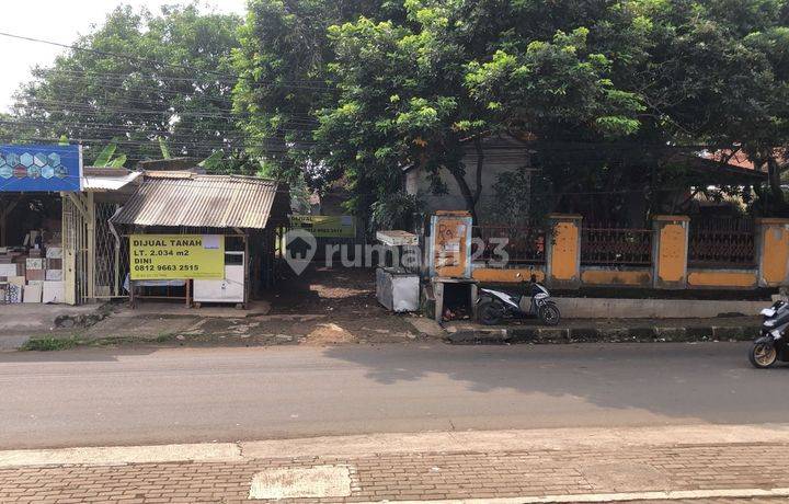 Dijual tanah dipinggir jalan raya haji mean  10 menit dari alun - alun kota jonggol 