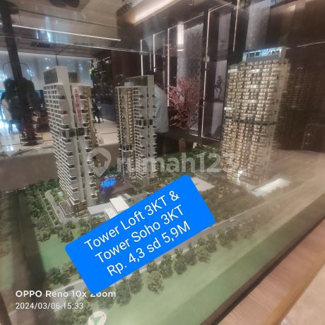 Apartemen Asthana Kemang, Bagus ,3 Kamar Tidur Apartemen Asthana Kemang, Bagus ,3 Kamar Tidur