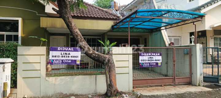 Dijual rumah satu lantai di Perumahan Jatiwarna Indah yang cocok untuk orang tua atau pasangan muda