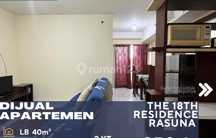 Kuningan Jakarta Selatan Dijual Murah Apartemen The 18th Residence Rasuna 2BR