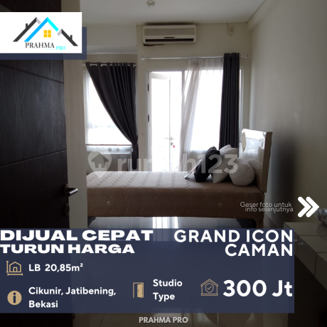 Caman Jatibening Bekasi Apartemen Grand Icon Caman Studio Type 