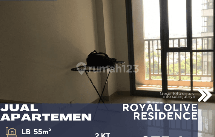 Pejaten Jakarta Selatan Dijual Murah Apartemen Royal Olive Residence 2BR Dibawah Harga Pasar
