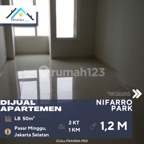 Dijual Apartemen Nifarro Park 2BR di Pejaten Jakarta Selatan Dijual Apartemen Nifarro Park 2BR di Pejaten Jakarta Selatan