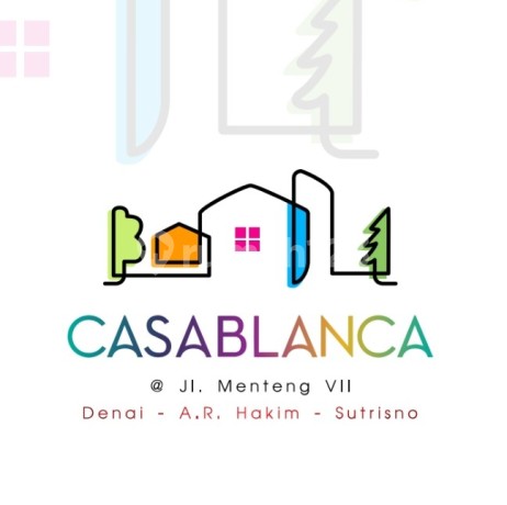 Jual Rumah Komplek Casablanca Jalan Menteng 7 - Denai - Ar. Hakim - Sutrisno - Medan 1 Tingkat Siap Huni