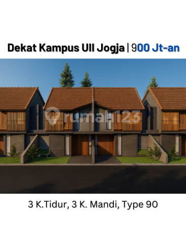 Dekat Kampus Uii, Dijual Rumah Jogja : Type Tropis