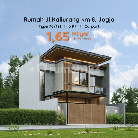 Contemporary 2-Story House on Jl. Damai Jogja, Near UGM Campus
