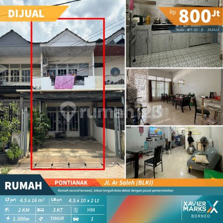 DIJUAL RUMAH SECOND TERAWAT, Jl. Ar Saleh (BLKI) Pontianak Tenggara, Pontianak DIJUAL RUMAH SECOND TERAWAT, Jl. Ar Saleh (BLKI) Pontianak Tenggara, Pontianak