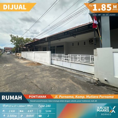 Dijual Rumah second di Jl. Purnama, Komp. Mutiara purnama Dijual Rumah second di Jl. Purnama, Komp. Mutiara purnama