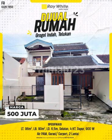 For Sale Residential House in Grogol Indah Solo Baru, Affordable Price