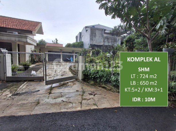 SUPER MURAH, Hit Tanah. Pasar Minggu, JAKSEL. Rumah LT:724m2, SHM