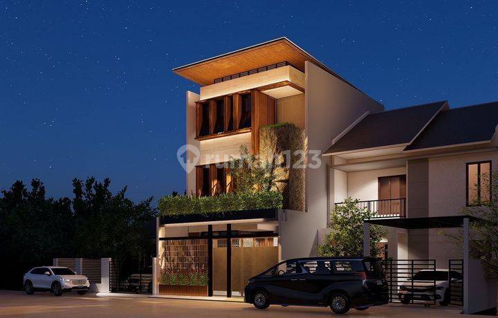 Rmh 3 Lntai Brand New Di Alam Permai Pondok Indah 