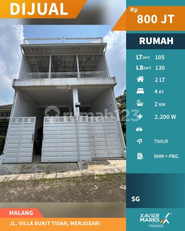 Dijual Rumah Murah Modern di Villa Bukit Tidar Malang Ada Rooftop Dijual Rumah Murah Modern di Villa Bukit Tidar Malang Ada Rooftop