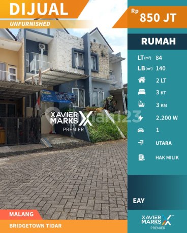 Rumah Minimalis 3 Kt Siap Huni di Bridgetown Tidar Malang Rumah Minimalis 3 Kt Siap Huni di Bridgetown Tidar Malang