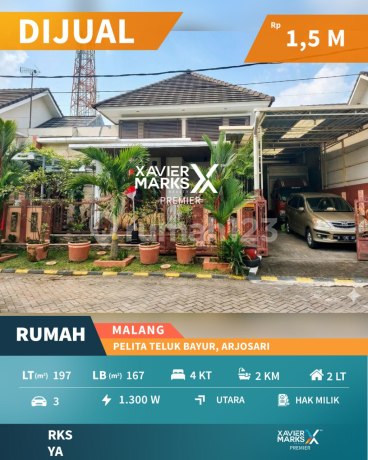 Dijual Rumah di Pelita Teluk Bayur Blimbing Malang Siap Huni