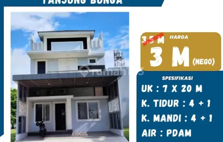 DI JUAL RUMAH CANTIK DI KOMPLEKS ESPANA TANJUNG BUNGA