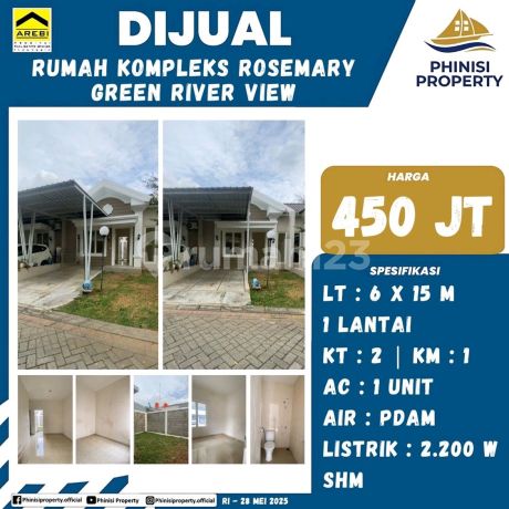 Rumah Murah Cluster Rosemary Green River View Rumah Murah Cluster Rosemary Green River View