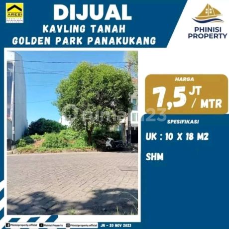 Dijual Tanah Kavling Di Golden Park Panakkukang
