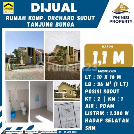 Rumah Posisi Sudut Di Grand Orchard Tanjung Bunga Rumah Posisi Sudut Di Grand Orchard Tanjung Bunga