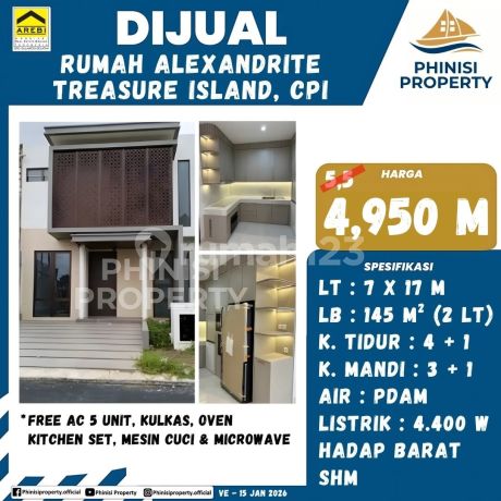 For Sale Treasure Island Citraland City CPI House For Sale Treasure Island Citraland City CPI House